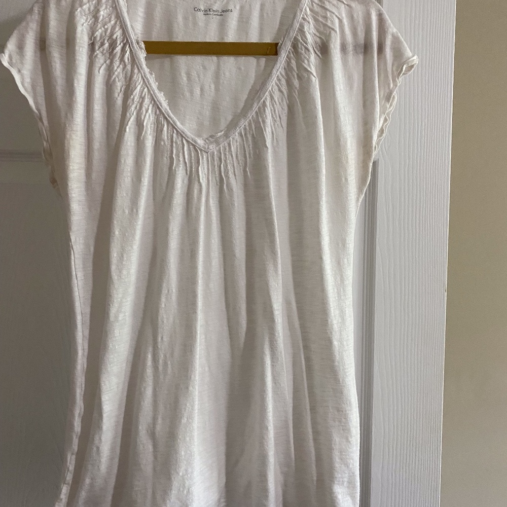 Calvin Klein Jeans Ivory Blouse